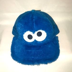 Sesame Street Fuzzy Cookie Monster Youth Hat